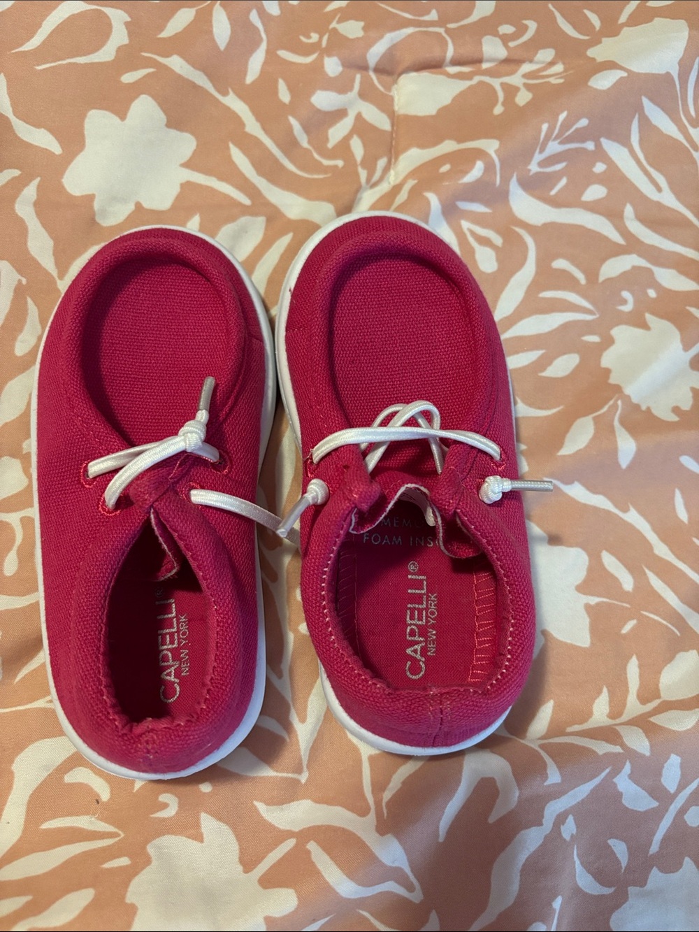 Capelli of New York Hot Pink Kids Slip-On Sneakers